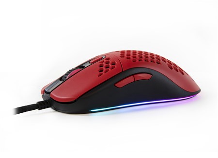 Arozzi Favo Ultra Light Gamingmouse - Black / Red